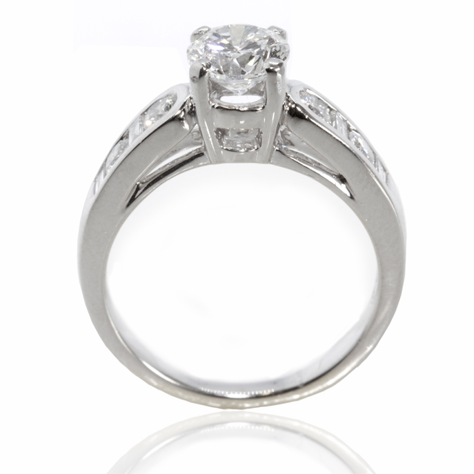 Platinum 1.00ct Diamond Ring - Image 3