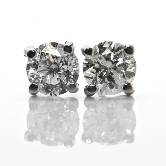 Platinum Diamond Earrings