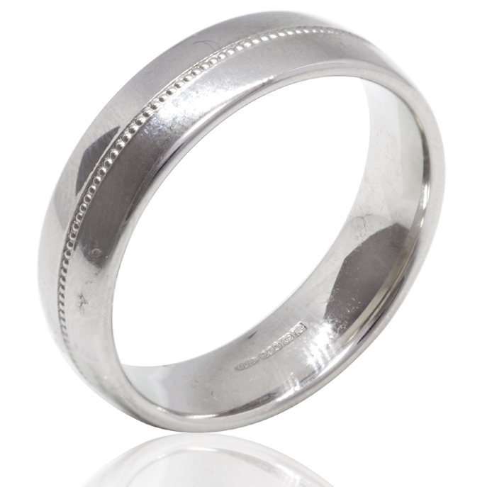 Gents Palladium Wedding Band