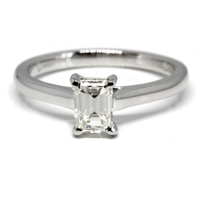 Platinum 0.77ct Diamond Ring - Image 2