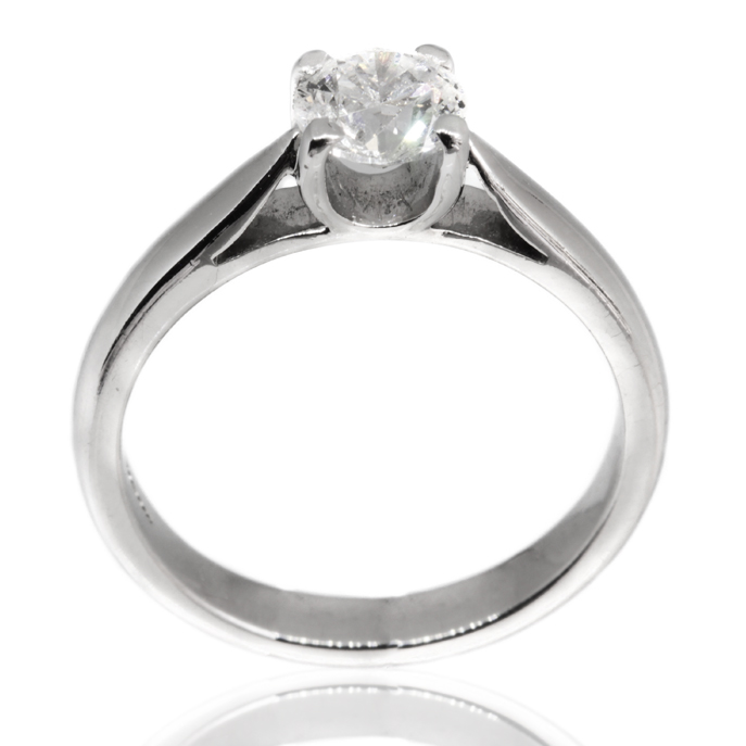 18ct White Gold 0.71ct Diamond Solitaire Ring - Image 3