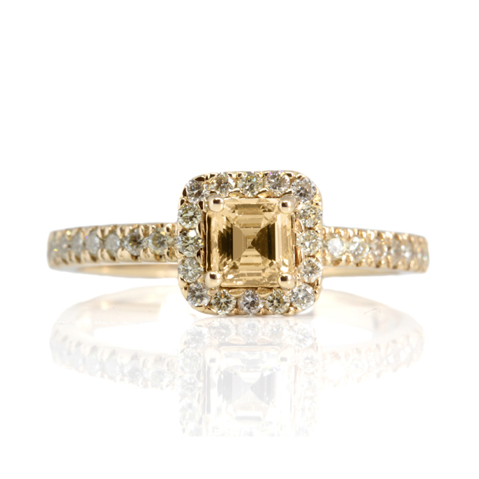 18ct Yellow Gold 0.55ct Asscher Cut - Image 2