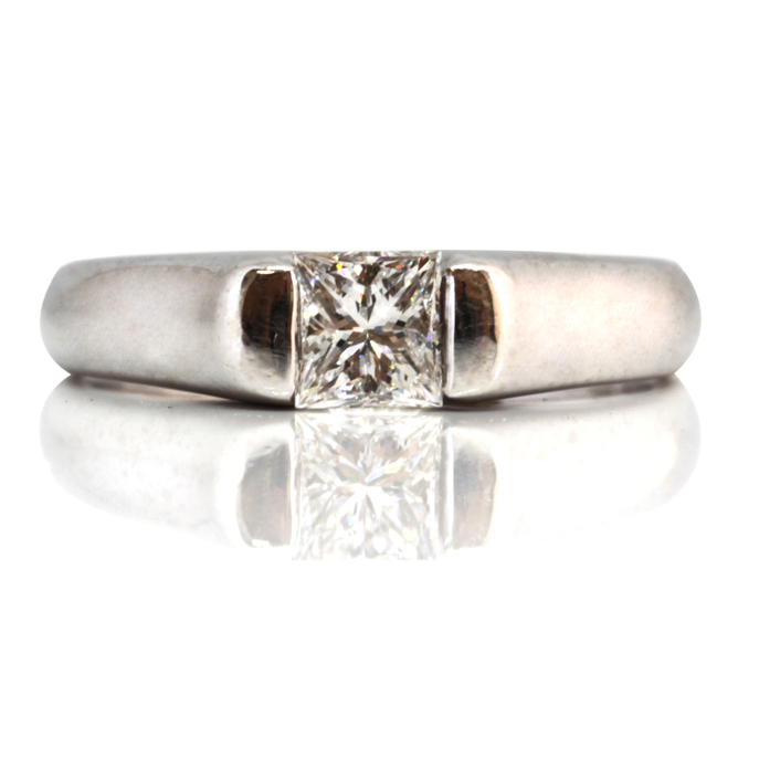 Platinum 0.35ct Diamond Ring - Image 2