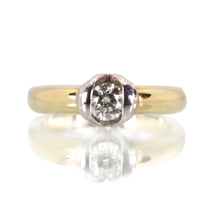 18ct Yellow Gold 0.40ct Diamond Ring - Image 2