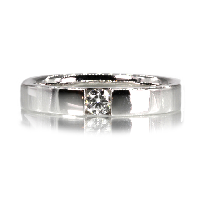 18ct White Gold Diamond Set Ring - Image 2