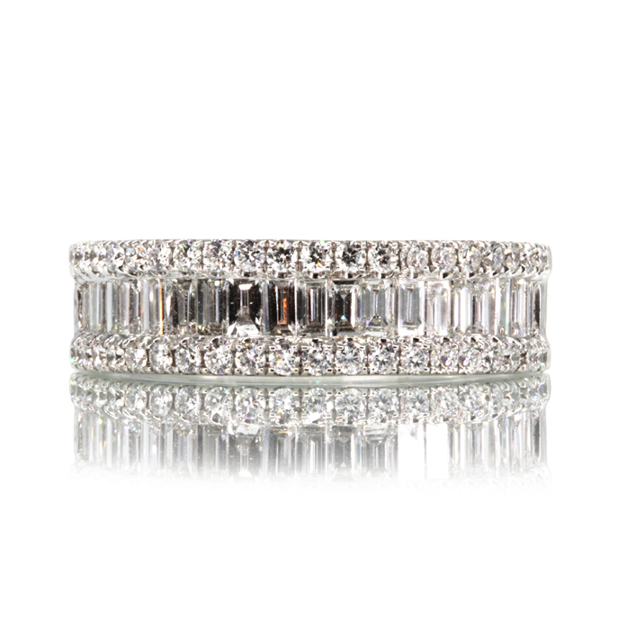 18ct White Gold Diamond Ring - Image 2