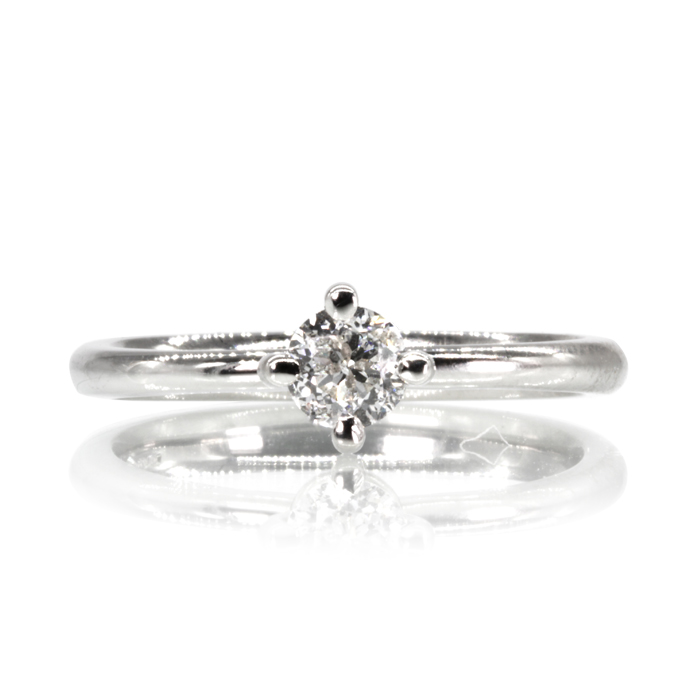 Platinum 0.38ct Diamond Ring - Image 2