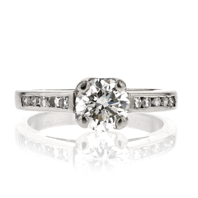 Platinum 0.70ct Diamond Ring - Image 2