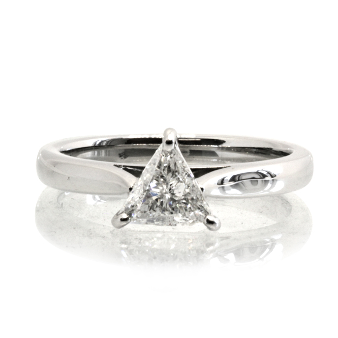 Platinum 0.54ct Diamond Ring - Image 2