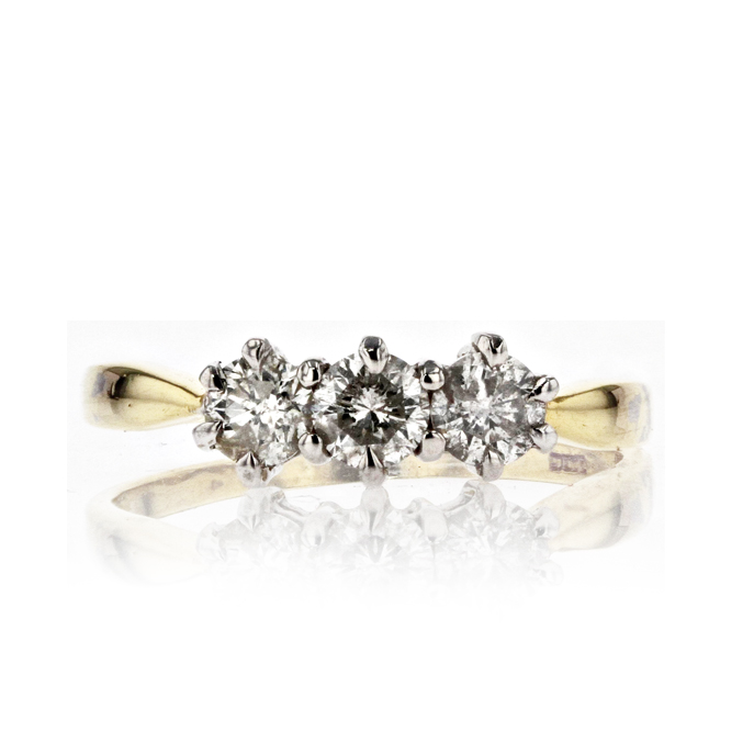 18ct Yellow Gold 0.80ct Diamond Ring - Image 2