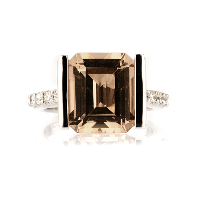 Platinum Morganite Ring - Image 2