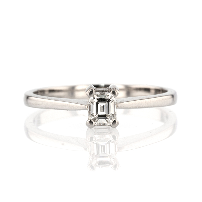 Platinum 0.33ct Diamond Ring - Image 2