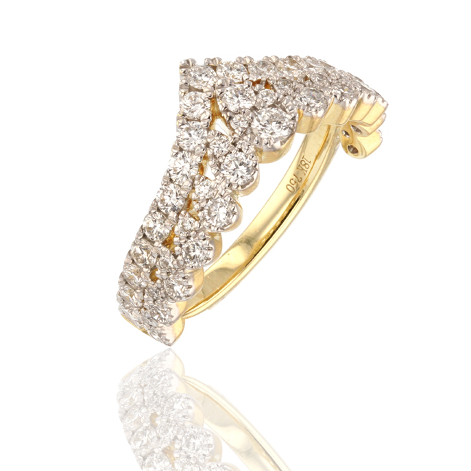 18ct Yellow Gold Diamond Ring