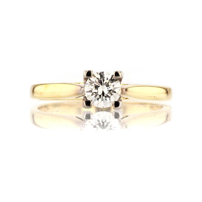 18ct Yellow Gold 0.50ct Diamond Ring - Image 2