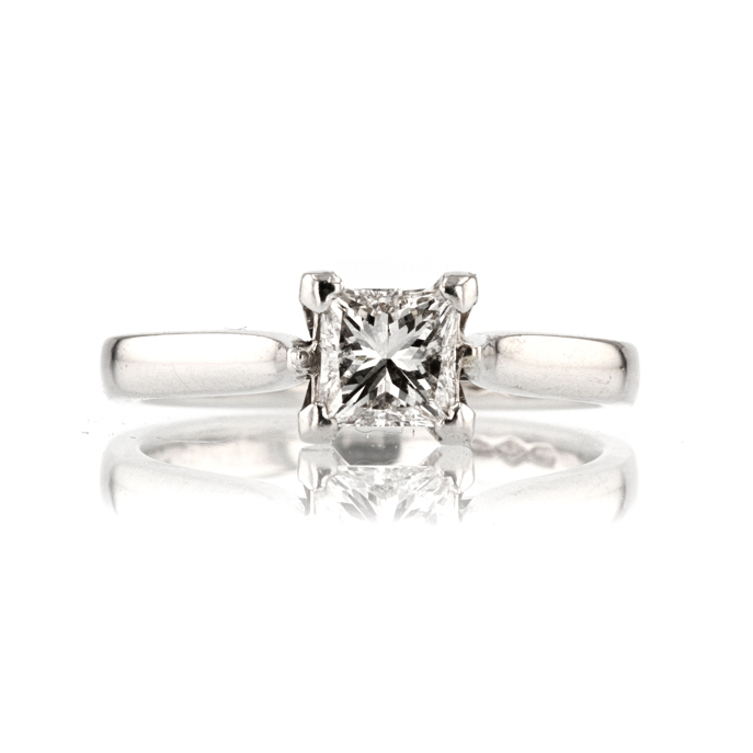 Platinum 0.60ct Diamond Ring - Image 2
