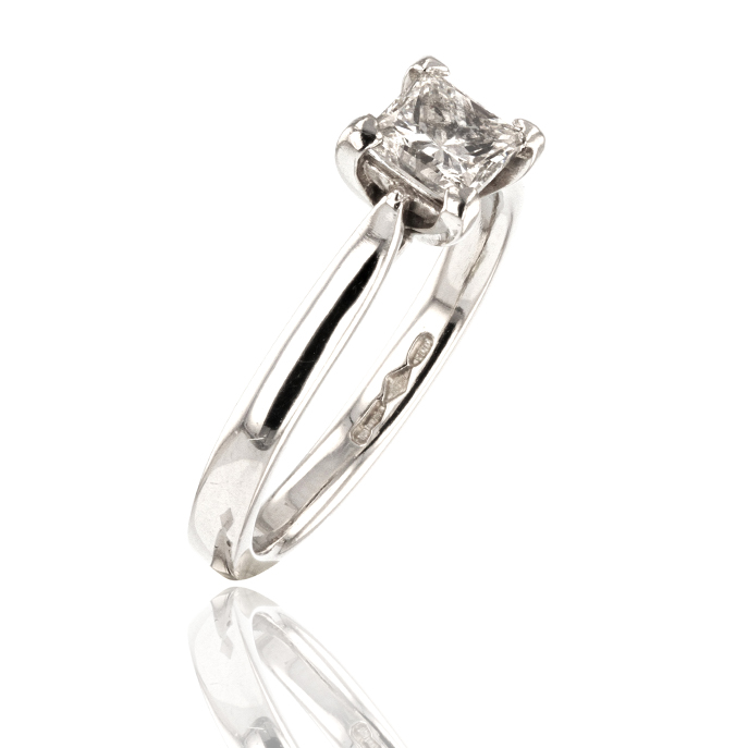 Platinum 0.60ct Diamond Ring