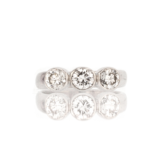 18ct White Gold 1.20ct Diamond Ring - Image 2