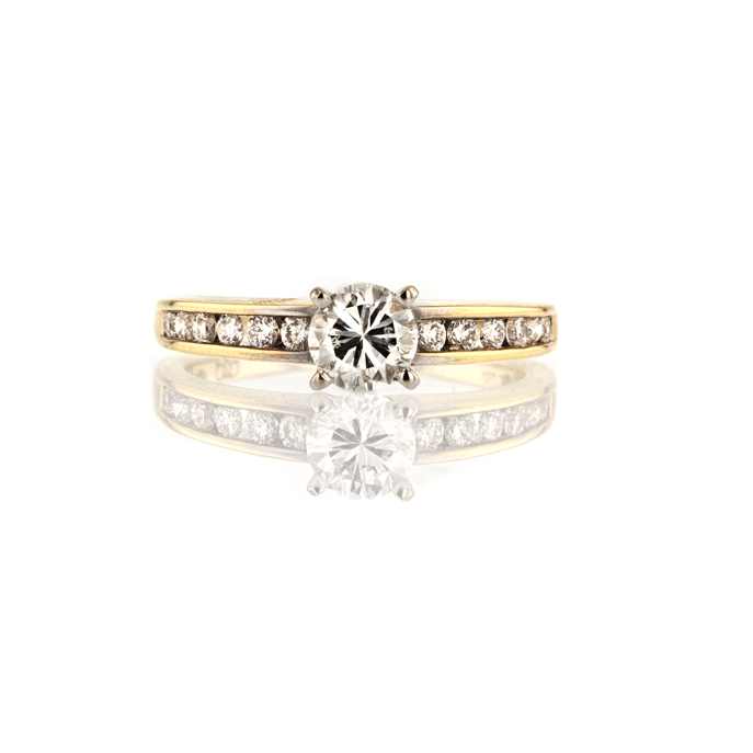 18ct Yellow Gold 0.30ct Diamond Ring - Image 2