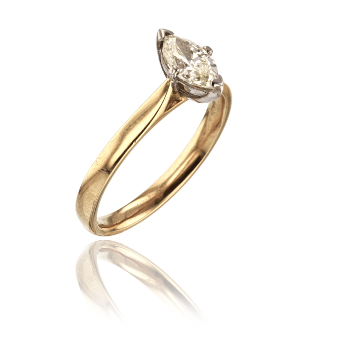 18ct Yellow Gold 0.71ct Diamond Ring