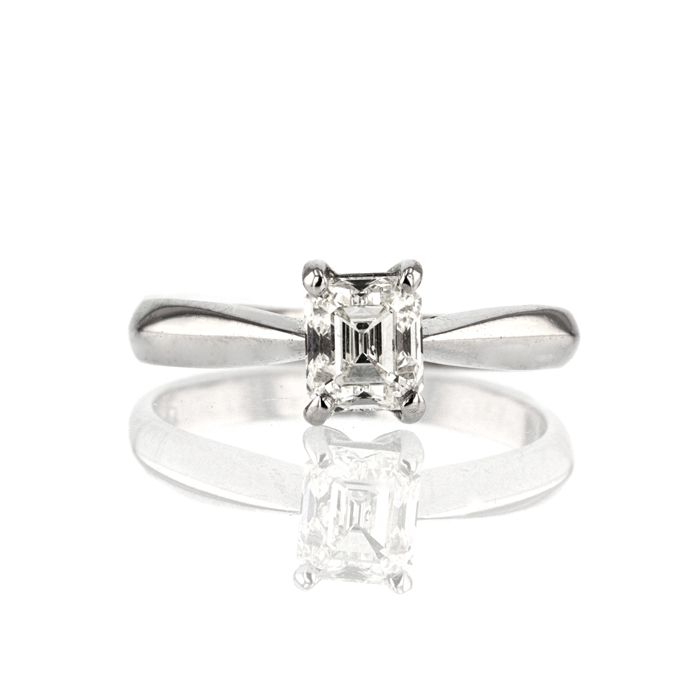 Platinum 0.87ct Diamond Ring - Image 2