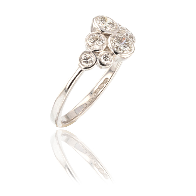 18ct White Gold Diamond Ring