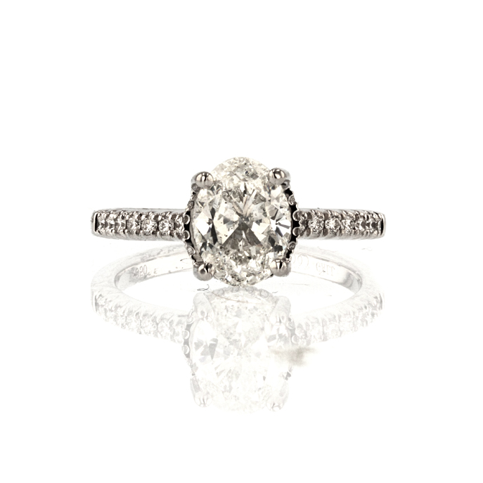 Platinum 1.56ct Diamond Ring - Image 2