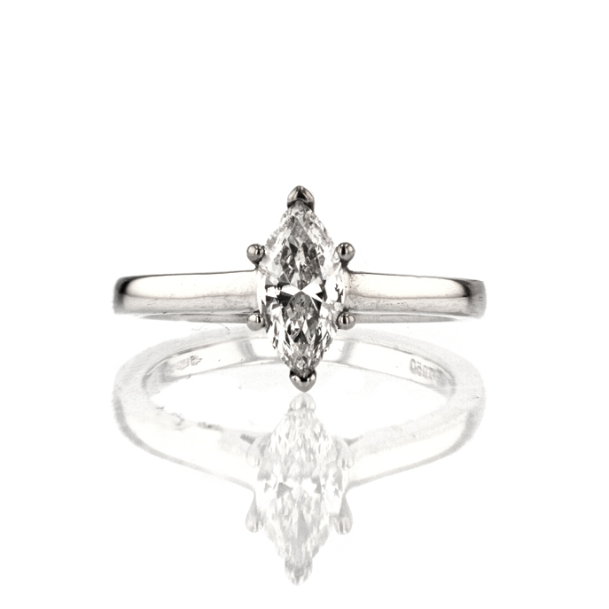 Platinum 0.70ct Diamond Ring - Image 2