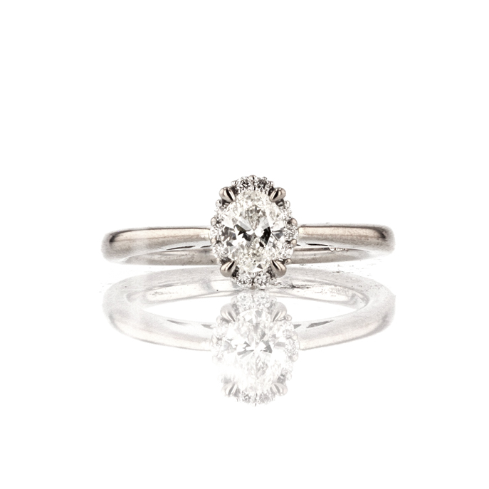 18ct White Gold 0.36ct Diamond Ring - Image 2