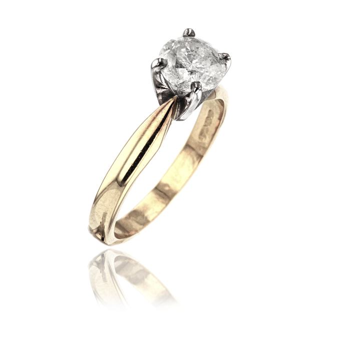 18ct Yellow Gold 1.11ct Diamond Ring