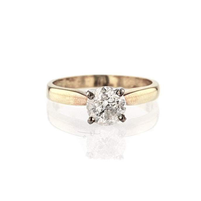 18ct Yellow Gold 1.11ct Diamond Ring - Image 2