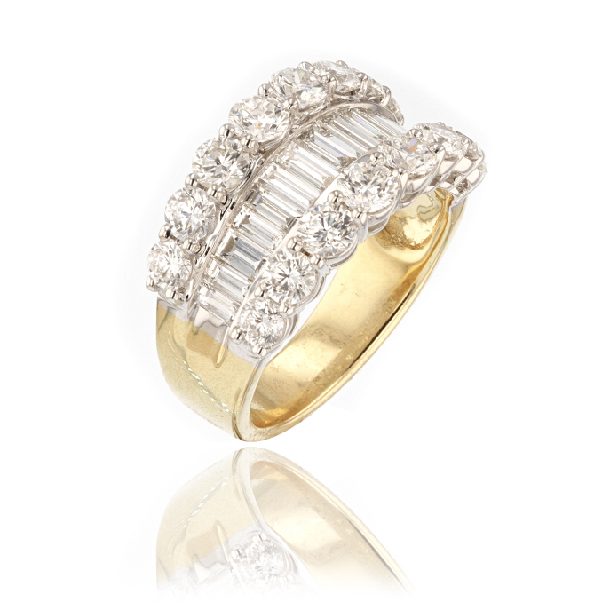 18ct Yellow Gold Diamond Ring