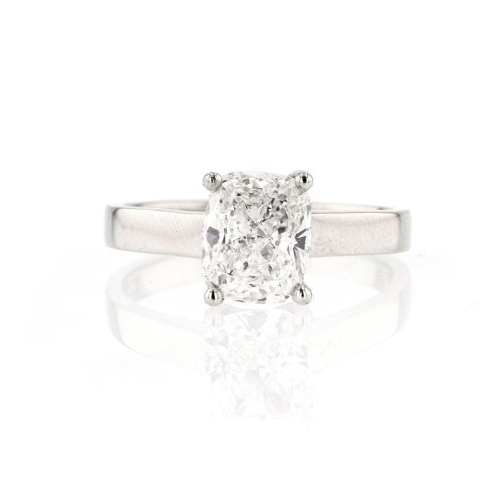 Platinum Lab Grown Diamond Ring - Image 2