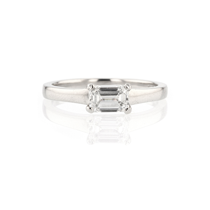 Platinum Lab Grown Diamond Ring - Image 2