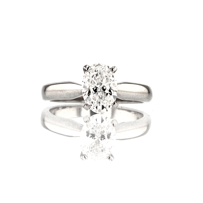 Platinum Lab Grown Diamond Ring - Image 2