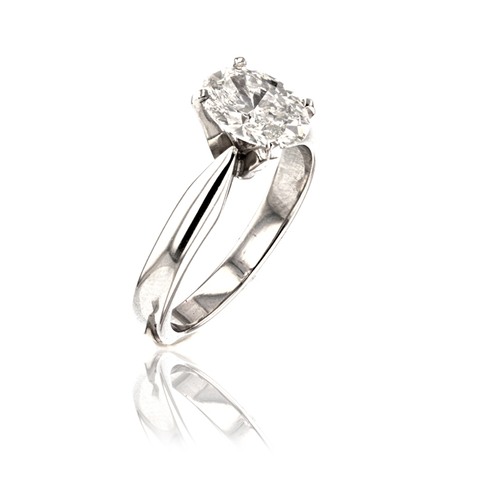 Platinum Lab Grown Diamond Ring