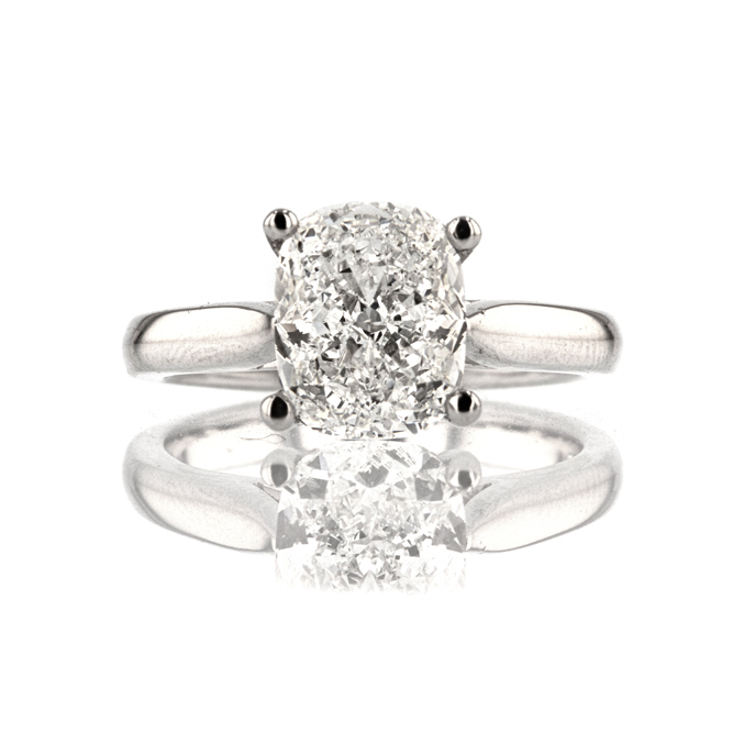 Platinum Lab Grown Diamond Ring - Image 2