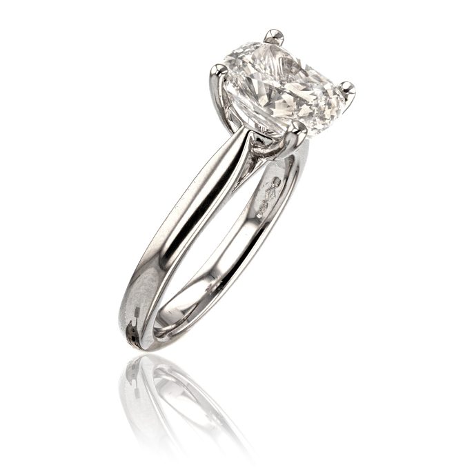 Platinum Lab Grown Diamond Ring