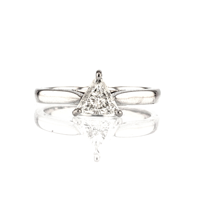 Platinum 0.54ct Diamond Ring - Image 2