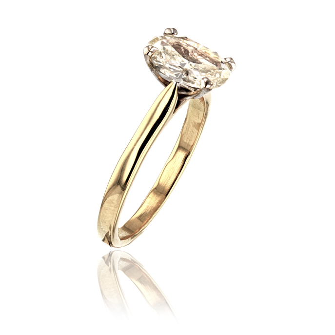 18ct Yellow Gold Diamond Ring