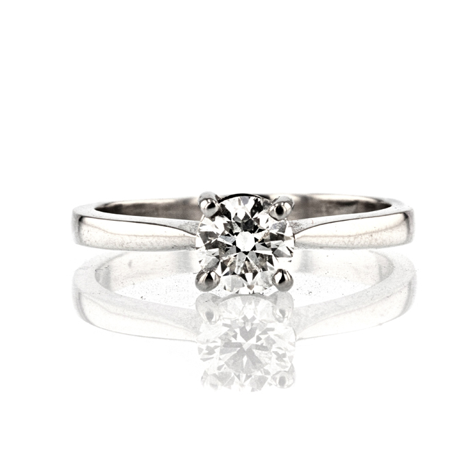 Platinum 0.70ct Diamond Ring - Image 2