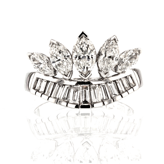 Platinum Diamond Ring - Image 2