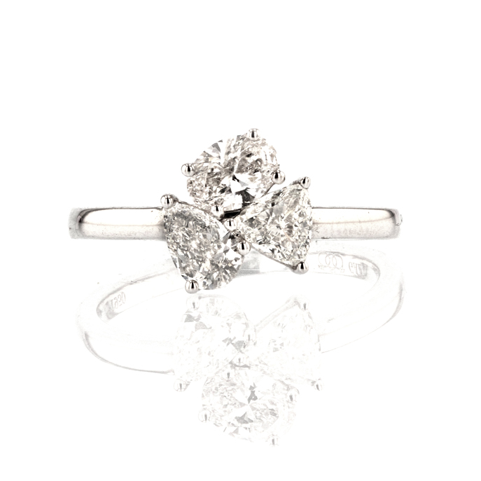 Platinum Diamond Ring - Image 2