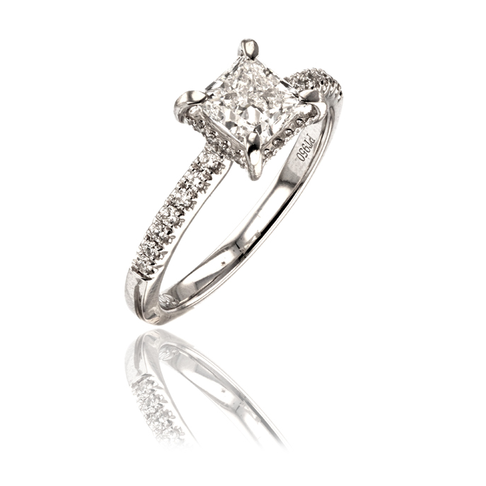 Platinum 1.09ct Diamond Ring