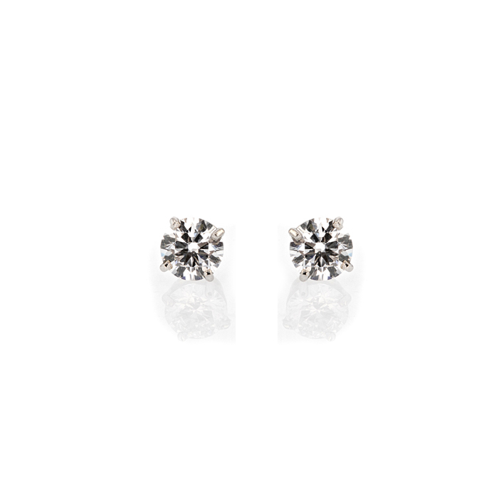 18ct Yellow Gold Lab Grown Diamond Earrings