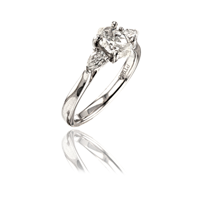 Platinum 1.32ct Diamond Ring