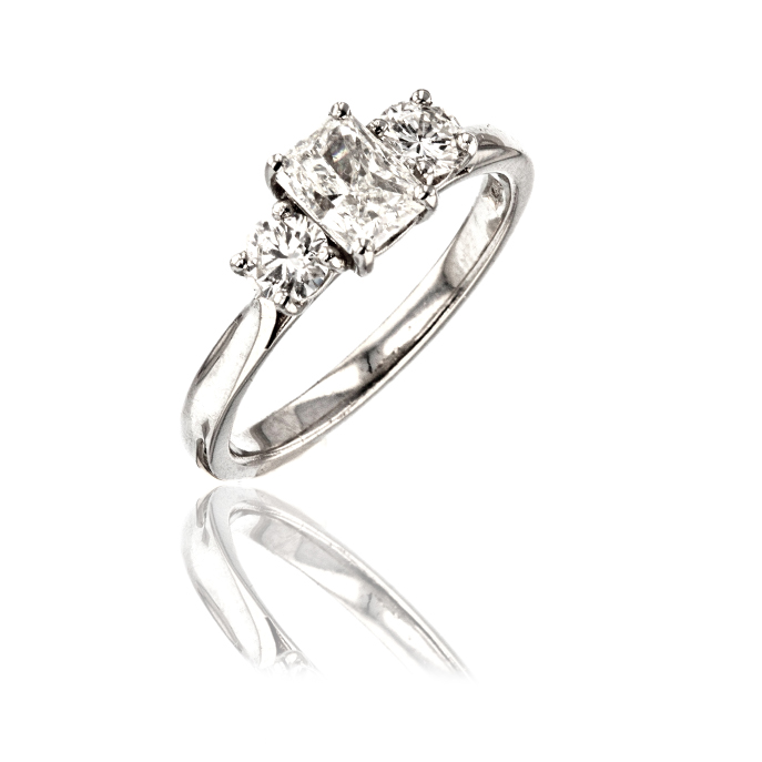 Platinum 1.27ct Diamond Ring