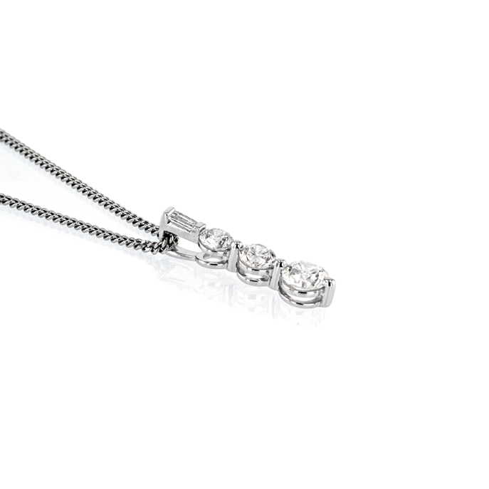 Platinum Diamond Pendant - Image 2