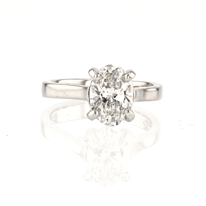 Platinum 1.50ct Lab Grown Diamond Ring - Image 2