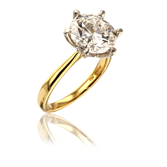 Platinum/18ct Yellow Gold Lab Grown Diamond Ring