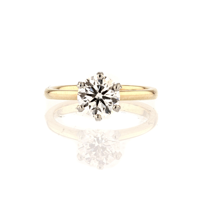 18ct Yellow Gold Lab Grown Diamond Ring - Image 2